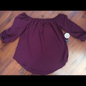 Off the shoulder blouse
